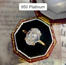4 Carat Oval Cut Lab Grown