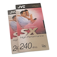 JVC SX180 Blank VHS Tapes –