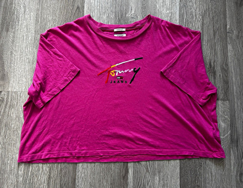 Tommy jeans pink - jeans, logo