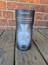 Conundrum AERATOR POURER White Red Wine Aerating Decanter Spout Bar Drink Gift