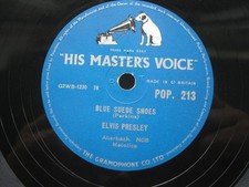 ELVIS PRESLEY 78 RPM BLUE