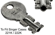 Original SINGER 221K / 222K FEATHERWEIGHT Case Key - Sewing Machine Key 