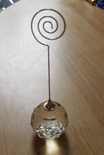 swarovski crystal glass card holder 14cm