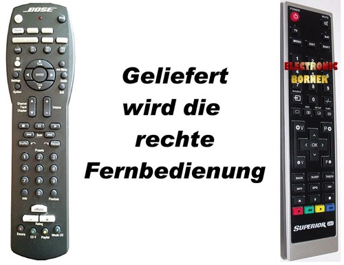 New replacement remote control - new,