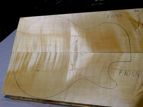 Flame maple carved top for - maple,