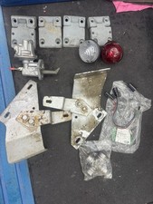 Landover Defender Parts Job Lot Light Hinges Bulkhead Brackets Galvanised Pump