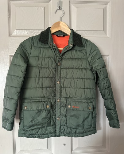 Barbour kids green jacket - barbour, with