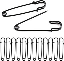 15 Pcs Large Safety Pins, 75Mm