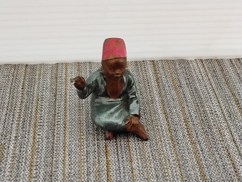 Antique bronze spelter arab - bronze/spelter,