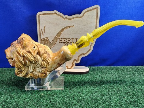Block meerschaum carved - block,