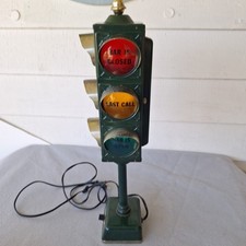 Vintage Bar Lamp Stop Light Traffic Signal 60s B&B Japan Last Call Closed Open