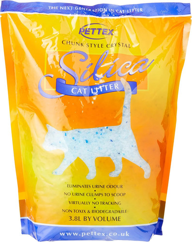 Silica cat litter - litter, 3.8litre