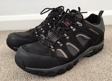 Mens Karrimor Waterproof Walking Shoes Bodmin Low IV Weathertite Black Uk 12
