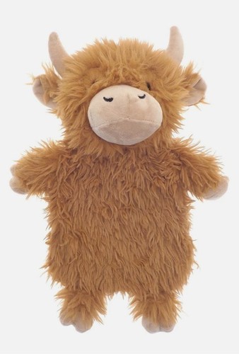 Highland cow hot water bottle - water,