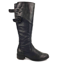 Clarks Knee Boots Black