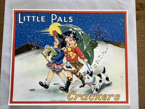 Christmas cracker label - cracker,