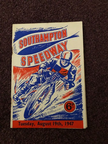 Speedway programme southampton - speedway,