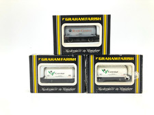 3 Graham Farish 16ft PresFlow Tank Wagons - 4211 Rugby Cement, 4212 Cerestar