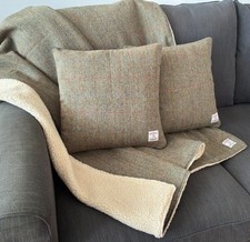 Harris Tweed Green Herringbone