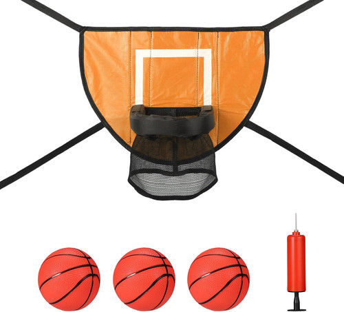 Trampoline basketball hoop - trampoline,