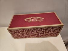 Empty Vans "OFF THE WALL" Shoe Box + Tissue Size - 8.5 Label 