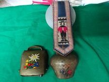 2  Vintage Metal Cow Bell's
