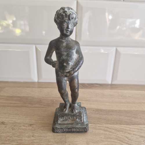 Vintage manneken pis - 7", statue
