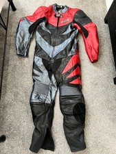 Akito 'Devil' Leather Motorbike armoured all in one suit