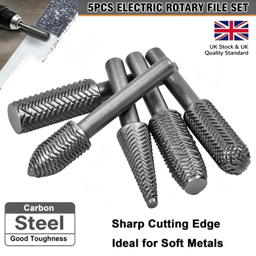 5pcs 6mm shank - carbon, steel