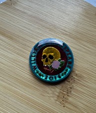 Enamelled & Hand Painted Coin