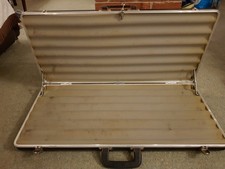 Vintage Lockable East Link Ltd Black Hard Shotgun Case Inside 31x14.25 Inches