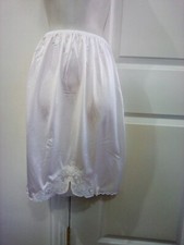 WOMANS WHITE or IVORY 1/2 SLIP