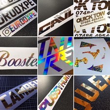 Custom Stickers Made In Chrome
