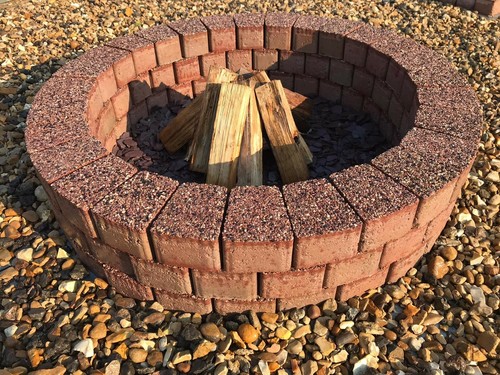 Stone fire pit garden - 78,