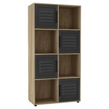 Cube Bookcase Metal Door