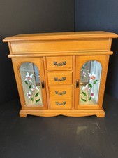 Vintage Wood Wardrobe Jewelry