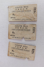 creator and workington rly tickets.   cleator moor