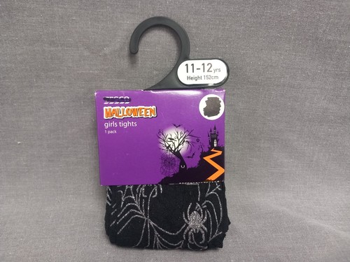 Girls halloween tights black - girls,