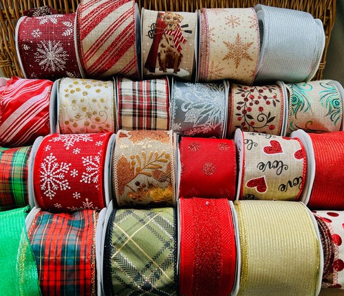 Wired seasonal ribbon choice - seasonal,