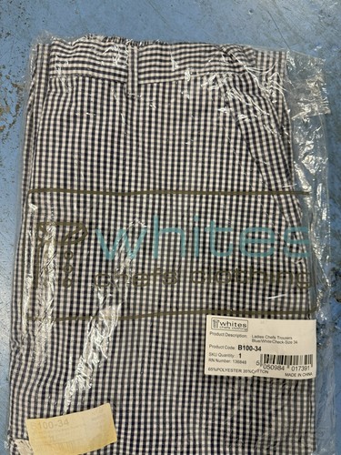Whites ladies chef trousers - whites,