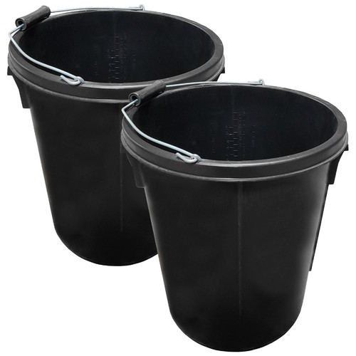 25l 5 gallon black - 2x,