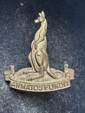 1st Canadian Armoured Carrier Regiment Genuine Military Cap Badge.