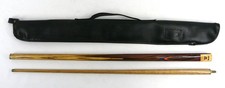 Riley Jimmy White Ash Snooker Cue 146cm in soft case Thames Hospice