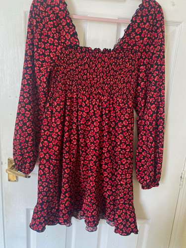 River island women black red - black,