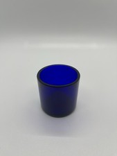 Vintage Blue Glass Salt