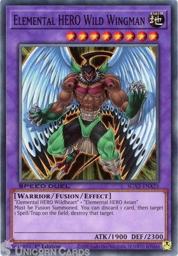 Sgx2 ena23 elemental hero - elemental, wild