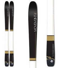 ALL MOUNTAIN WOMENS SKIS 175CM MOVEMENT BEYOND 88 ROCKER INTERMEDIATE OFF PISTE