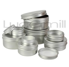 ALUMINIUM TINS JARS POTS