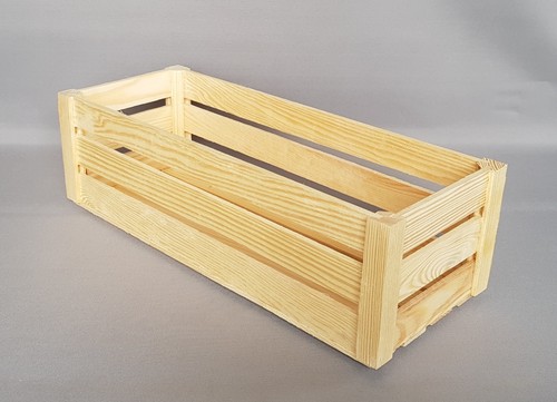 Wooden crates box decoupage - box,