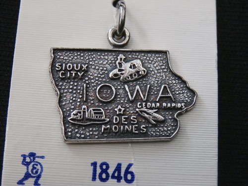 Stunning sterling silver state - sterling,